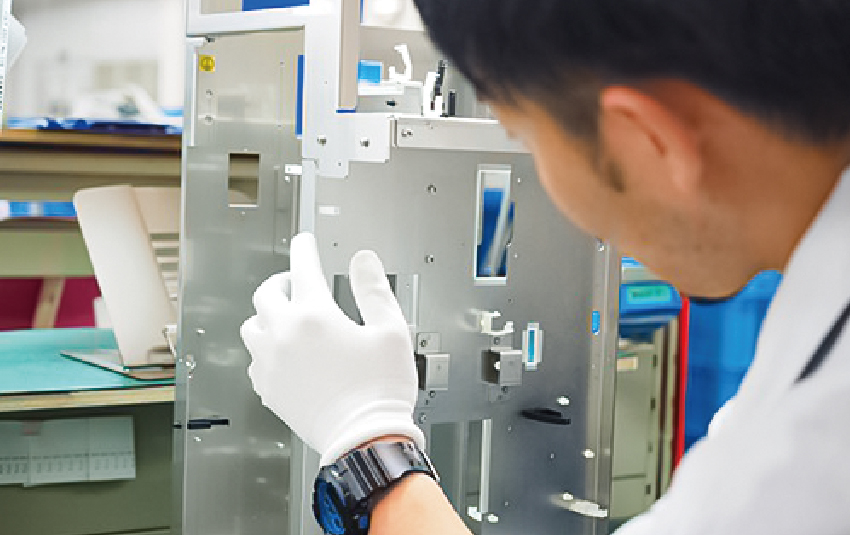 医療機器の組み立ても柱の一つ