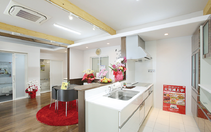 体感型展示で暮らしを具体的に提案