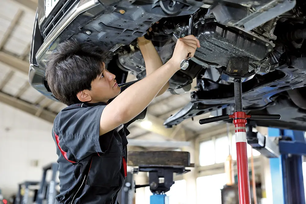 車検や修理、点検などで車の安全を提供