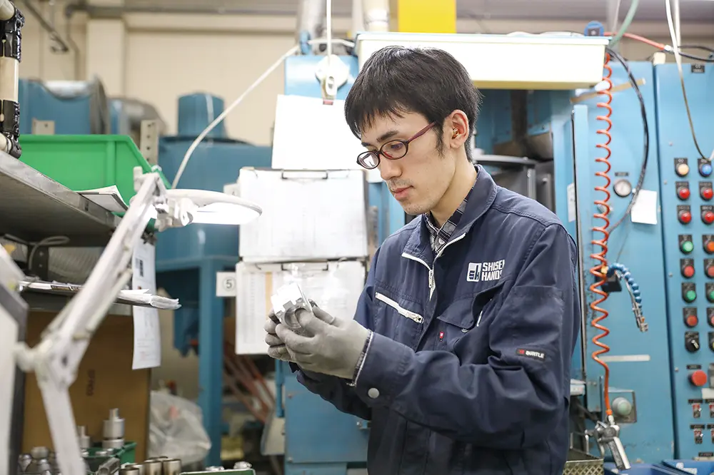 最終工程での品質確認
