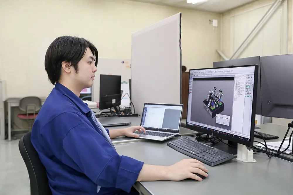 3DCADを使った自動化機械の設計