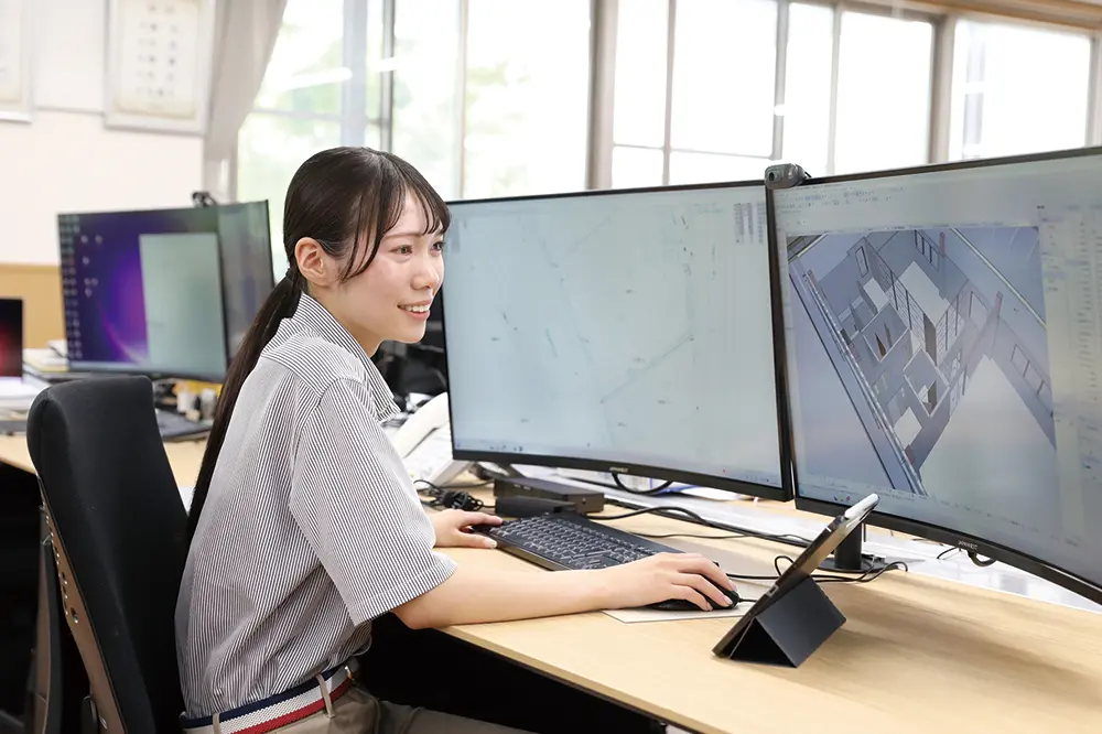 BIM技術を活用し３Dモデル・図面を制作